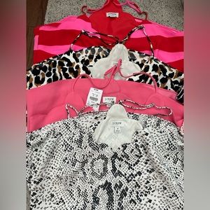 Bundle of 4 EUC size S J Crew camis